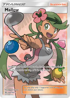 Mallow Rare Ultra card from Guardians Rising