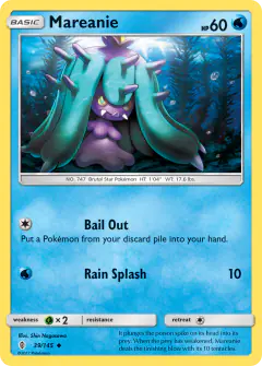 Mareanie Uncommon card from Guardians Rising