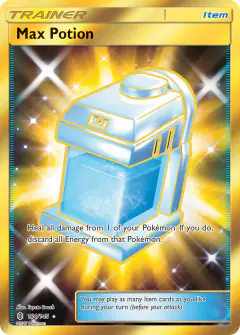 Max Potion Rare Secret card from Guardians Rising