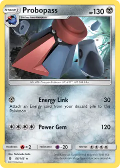 Probopass Rare card from Guardians Rising
