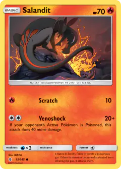 Salandit Common card from Guardians Rising