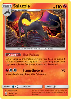 Salazzle Rare card from Guardians Rising