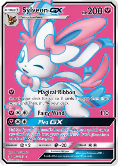 Sylveon-GX Rare Ultra card from Guardians Rising