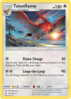 Talonflame Rare card from Guardians Rising