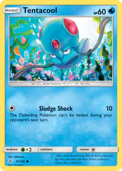 Tentacool Common card from Guardians Rising