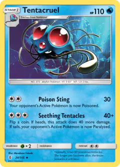 Tentacruel Uncommon card from Guardians Rising