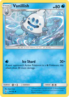 Vanillish Uncommon card from Guardians Rising