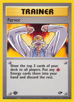 Fervor Common card from Gym Challenge