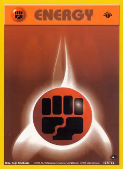 Fighting Energy Common card from Gym Challenge