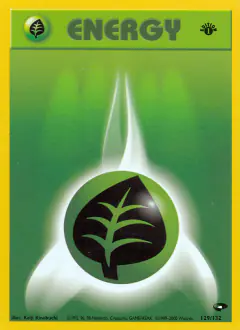 Grass Energy Common card from Gym Challenge