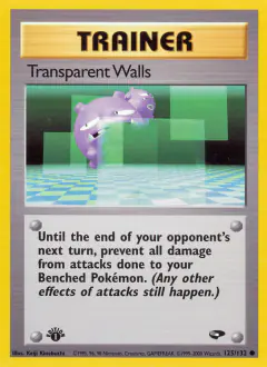 Transparent Walls Common card from Gym Challenge