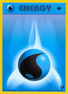 Water Energy Common card from Gym Challenge