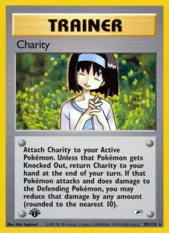 Charity Rare card from Gym Heroes