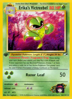 Erika's Victreebel Rare card from Gym Heroes