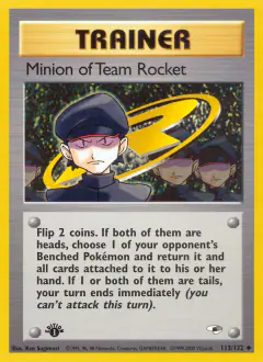 Minion of Team Rocket Uncommon card from Gym Heroes