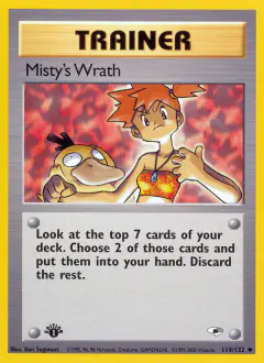 Misty's Wrath Uncommon card from Gym Heroes
