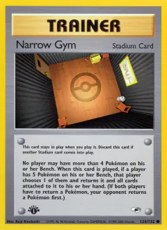 Narrow Gym Common card from Gym Heroes