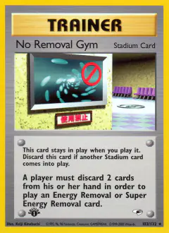 No Removal Gym Rare card from Gym Heroes