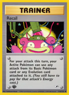 Recall Uncommon card from Gym Heroes