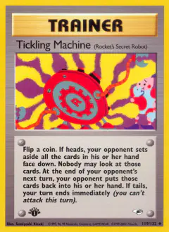 Tickling Machine Uncommon card from Gym Heroes