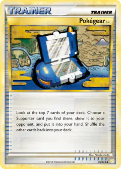 Pokégear 3.0 Uncommon card from HeartGold & SoulSilver Base