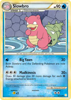 Slowbro Uncommon card from HeartGold & SoulSilver Base