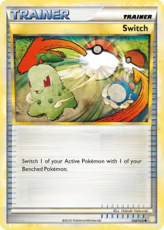 Switch Uncommon card from HeartGold & SoulSilver Base