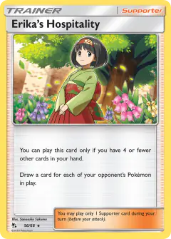 Erika's Hospitality Rare card from Hidden Fates