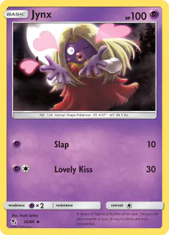 Jynx Uncommon card from Hidden Fates