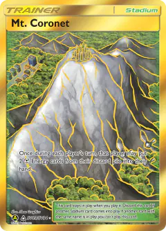 Mt. Coronet Rare Secret card from Hidden Fates