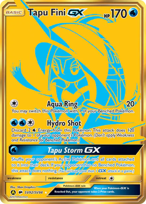 Tapu Fini-GX Rare Secret