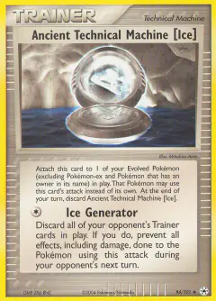 Ancient Technical Machine [Ice] Uncommon card from Hidden Legends