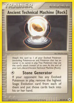 Ancient Technical Machine [Rock] Uncommon card from Hidden Legends
