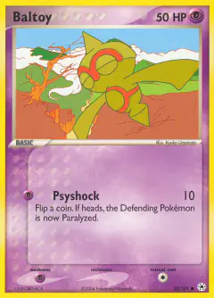 Baltoy Common card from Hidden Legends