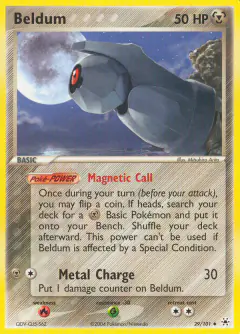 Beldum Uncommon card from Hidden Legends