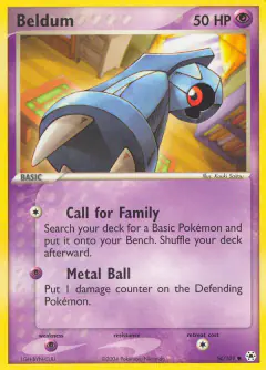 Beldum Common card from Hidden Legends