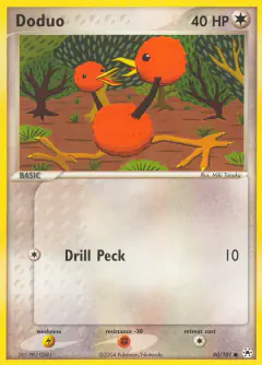Doduo Common card from Hidden Legends