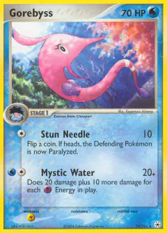 Gorebyss Rare card from Hidden Legends