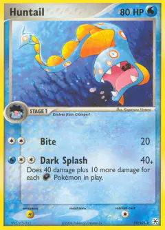 Huntail Rare card from Hidden Legends