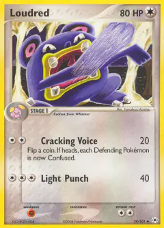 Loudred Uncommon card from Hidden Legends