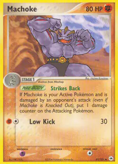 Machoke Uncommon card from Hidden Legends