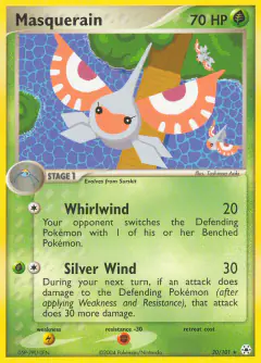 Masquerain Rare card from Hidden Legends