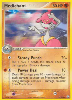 Medicham Uncommon card from Hidden Legends