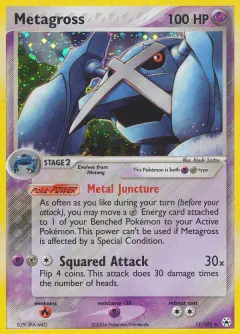 Metagross Rare Holo card from Hidden Legends