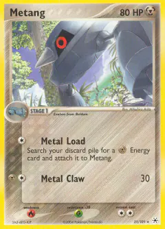 Metang Rare card from Hidden Legends