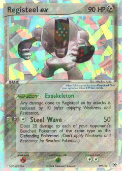 Registeel ex Rare Holo EX card from Hidden Legends