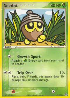 Seedot Common card from Hidden Legends