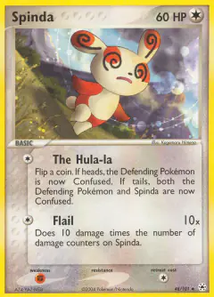Spinda Uncommon card from Hidden Legends