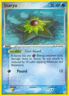 Staryu Common card from Hidden Legends