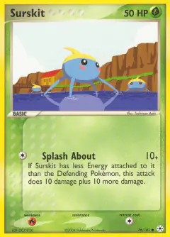Surskit Common card from Hidden Legends
